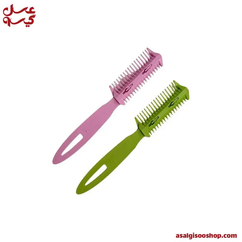 شانه پیتاژ مو مخصوص کوتاهی و سبک کردن مو | Hair Thinning Comb for Haircut and Styling | کد 2864