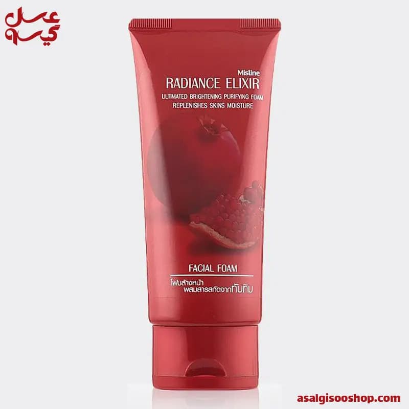 فوم شستشوی تخصصی عصاره انار روشنکننده و ضد لک مخصوص پوست چرب و مختلط | Pomegranate Extract Deep Cleansing Foam Face Wash | کد 2863