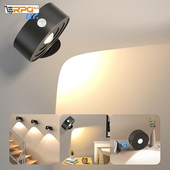 چراغ دیواری LED با سنسور حرکتی داخلی