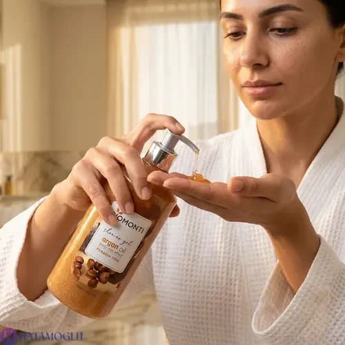 شامپو بدن بیومونتی آرگان 1000 میل | حاوی روغن آرگان بدون سولفات و پارابن — تصویر ۳