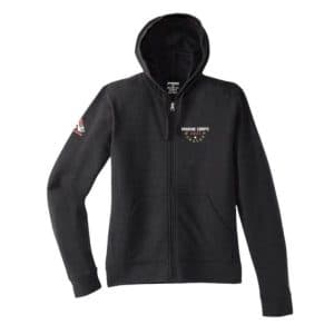 هودی ورزشی زنانه مشکی بروکس Brooks Full Zip Hoodie