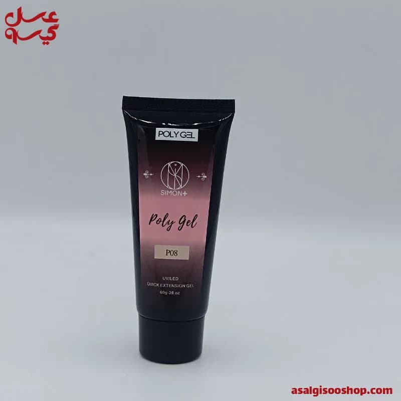 پلی ژل کاشت ناخن سیمون 08 | Simon Nail Extension Poly Gel | کد 2837