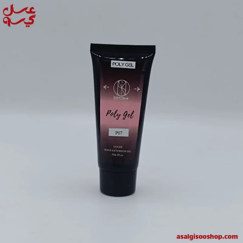 پلی ژل کاشت ناخن سیمون 07| Simon Nail Extension Poly Gel | کد 2836