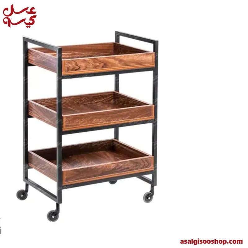 ترولی پوست 2058 برند صنعت نواز |Sanat Navaz Beauty & Medical Trolley |کد 2830