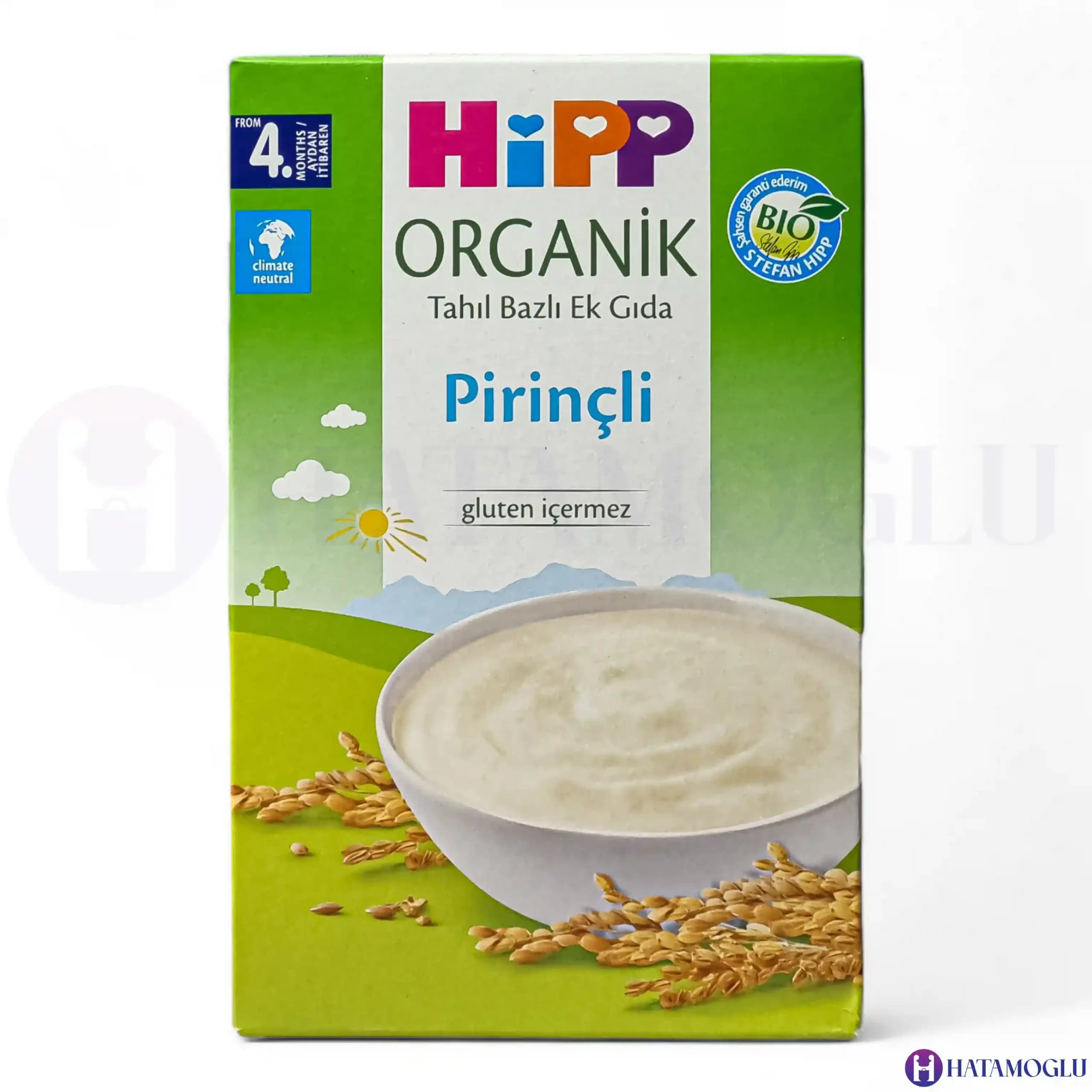 سرلاک ارگانیک هیپ HIPP برنج [PIRINCLI] بدون گلوتن