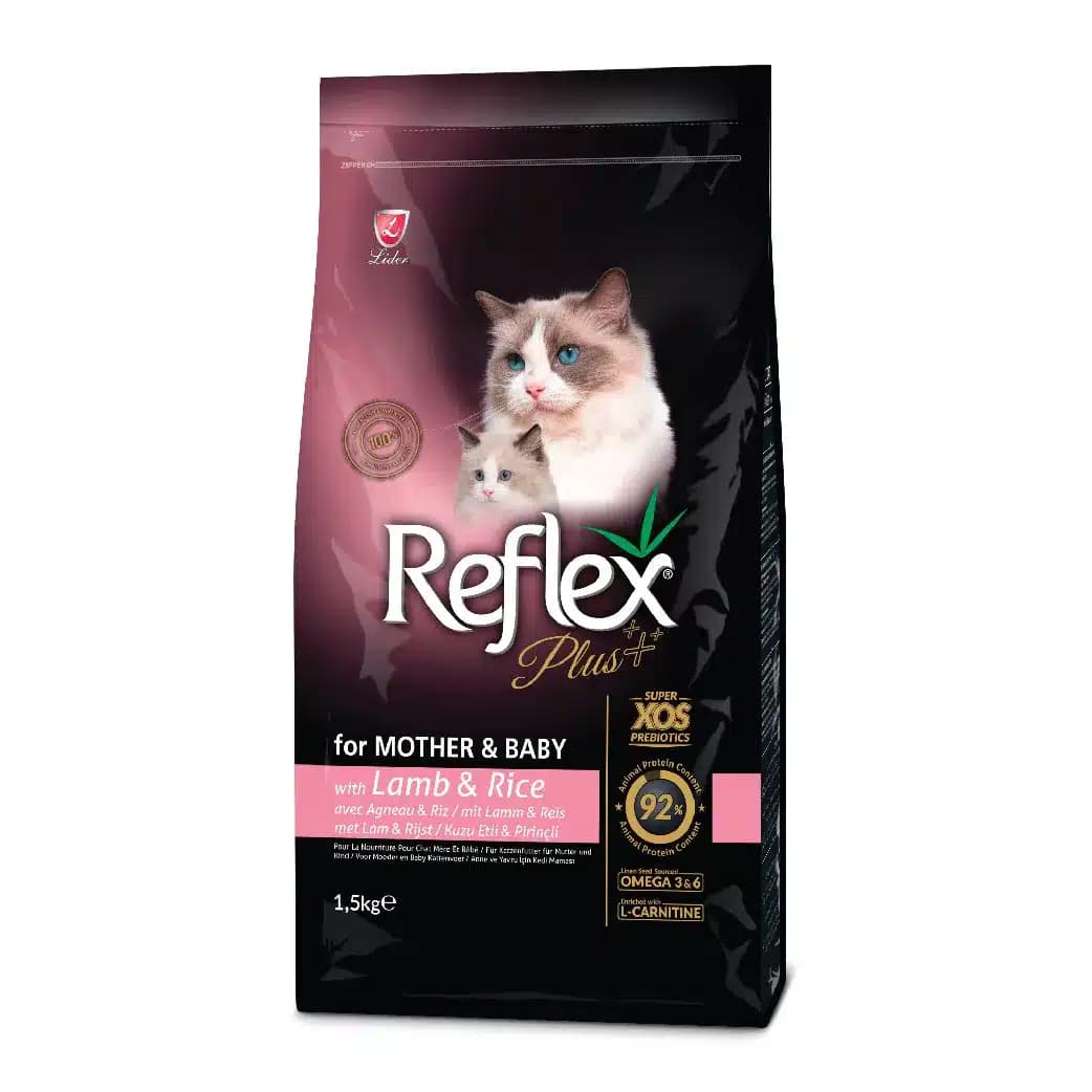 غذای خشک گربه رفلکس پلاس مادر اند بیبی 1.5 کیلو Reflex Plus Mother & Baby