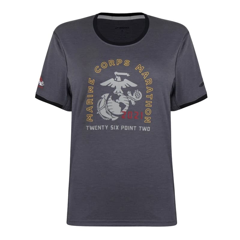 تیشرت آستین کوتاه ورزشی زنانه بروکس Brooks Distance Graphic Short Sleeve