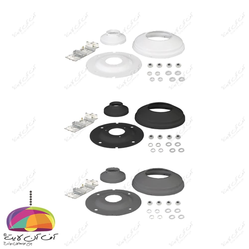 پایه چراغ پارکی 3 متری مدل P20 مازی نور — تصویر ۷