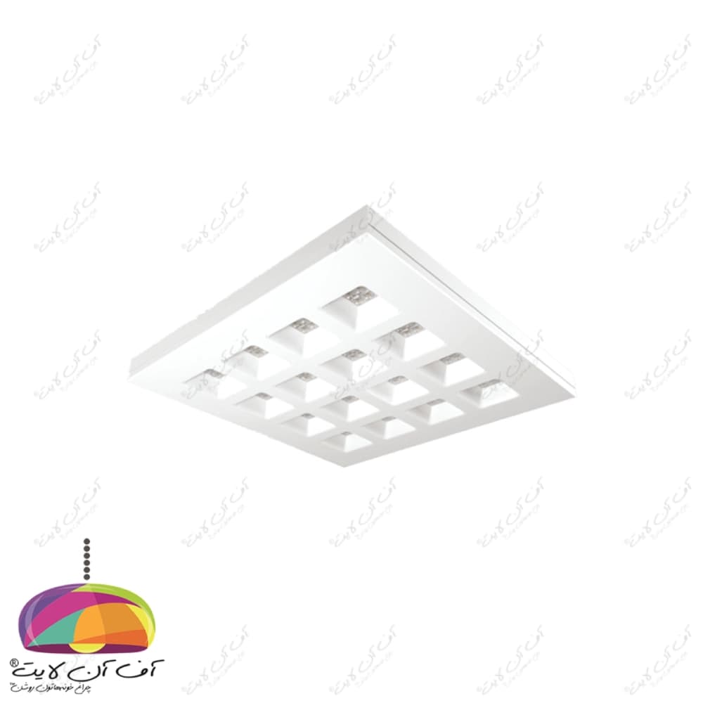 چراغ سقفی LED روکار 65 وات 60×60 مدل برلیانس مازی نور — تصویر ۳