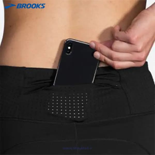 نیم لگ ورزشی زنانه مشکی بروکس Brooks Method 1/2 Crop Tight — تصویر ۸