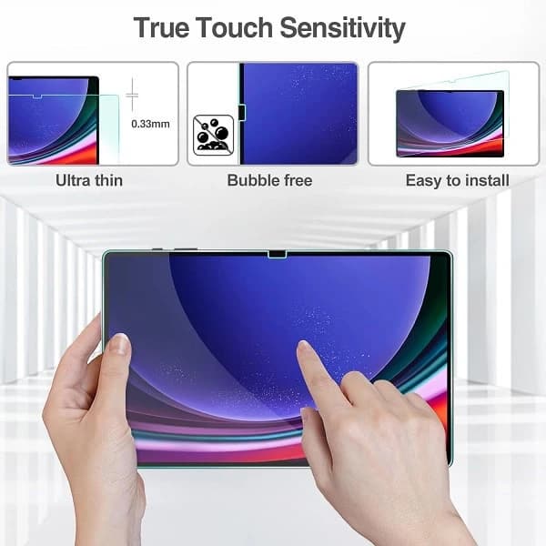 گلس محافظ صفحه نمایش مناسب برای تبلت سامسونگ Galaxy Tab S10 FE Plus X620 — تصویر ۲