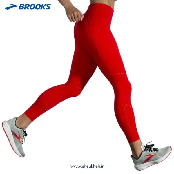 لگ ورزشی زنانه قرمز بروکس Brooks Method 7/8 Tight — تصویر ۱۱