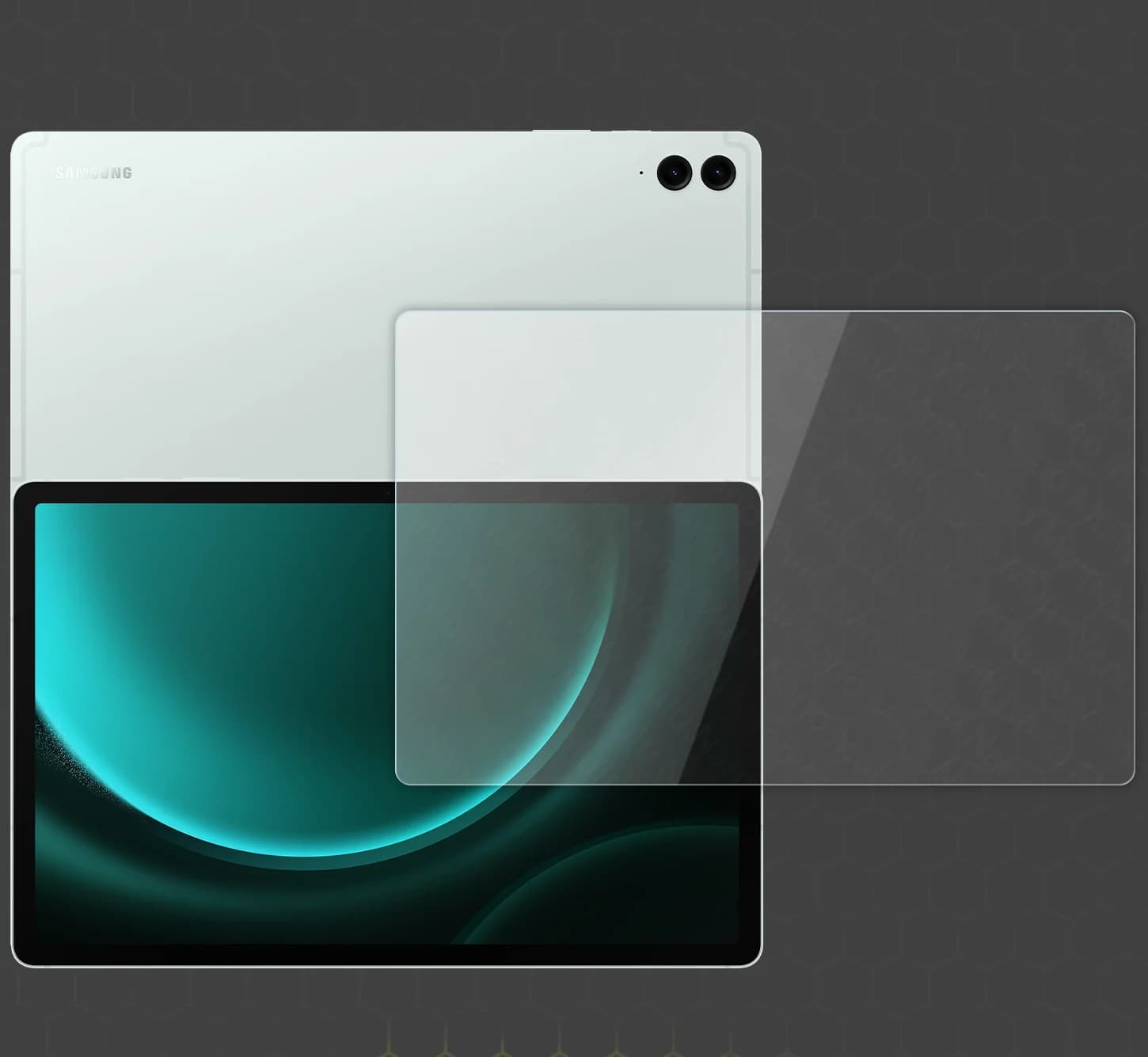 گلس محافظ صفحه نمایش مناسب برای تبلت سامسونگ Galaxy Tab S9 FE Plus X610/X616 — تصویر ۲