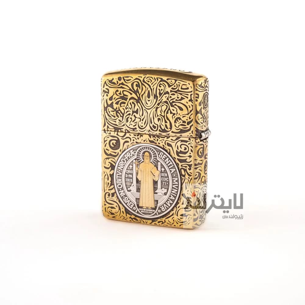 فندک زیپو مدل BR FIN BR Armor Heavy Silver Coin Russia Constantine کد 168 — تصویر ۲