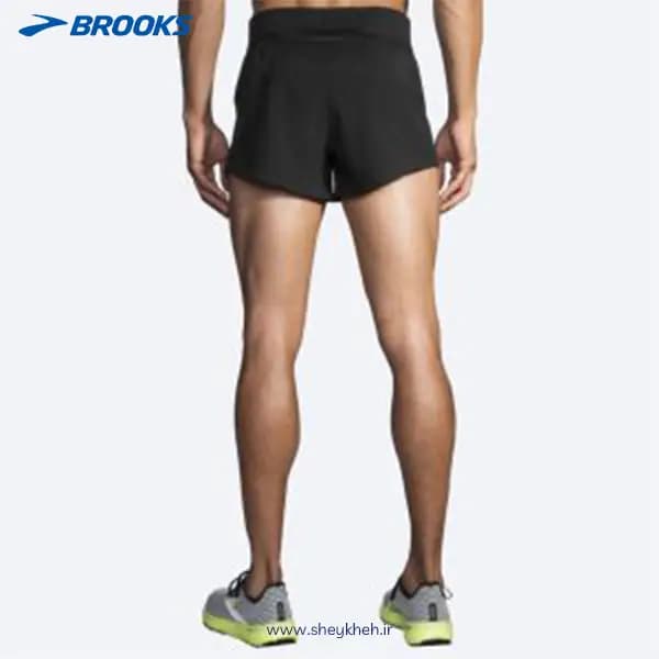 شورت ورزشی مردانه مشکی بروکس Brooks Sherpa 5″ Short — تصویر ۱۱