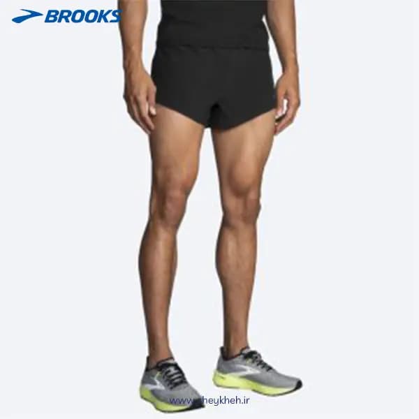 شورت ورزشی مردانه مشکی بروکس Brooks Sherpa 5″ Short — تصویر ۱۲