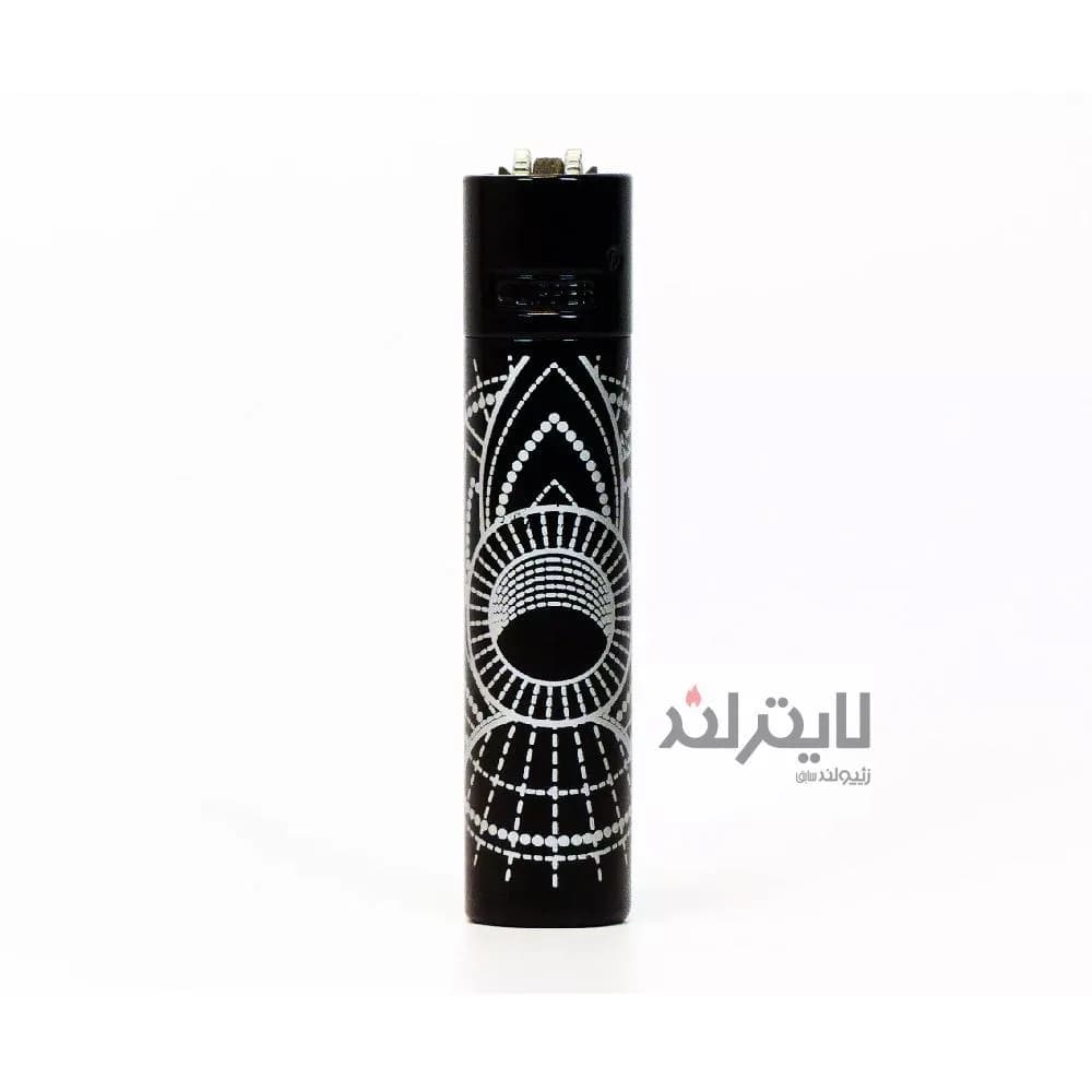 فندک گازی کلیپر مدل Mystical white Shine