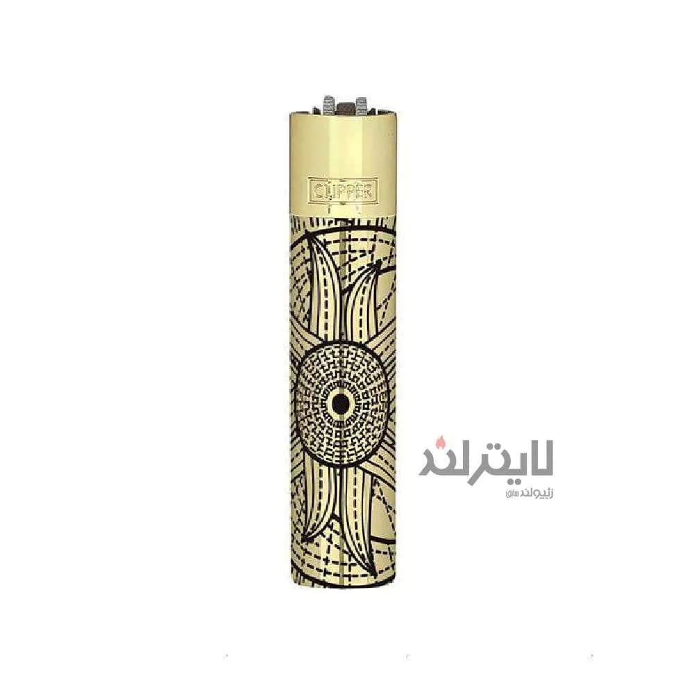 فندک گازی کلیپر مدل Mystical Shine طلایی