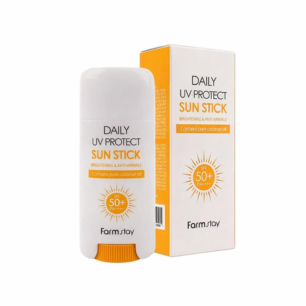 ضد آفتاب استیکی فارم استی SPF50+ حجم 20 گرم اورجینال انقضا : 2027/01/29 Farm Stay Daily UV Protect Sun Stick