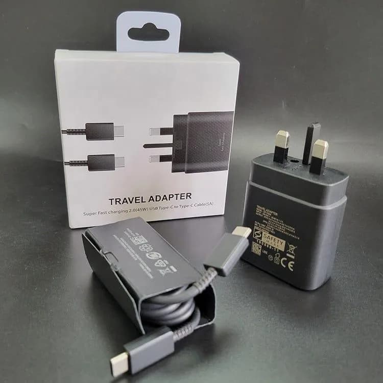 شارژر سامسونگ اورجینال 45 وات به همراه کابل 1.8 متری | (Samsung fastcharger 45w cable (original — تصویر ۷