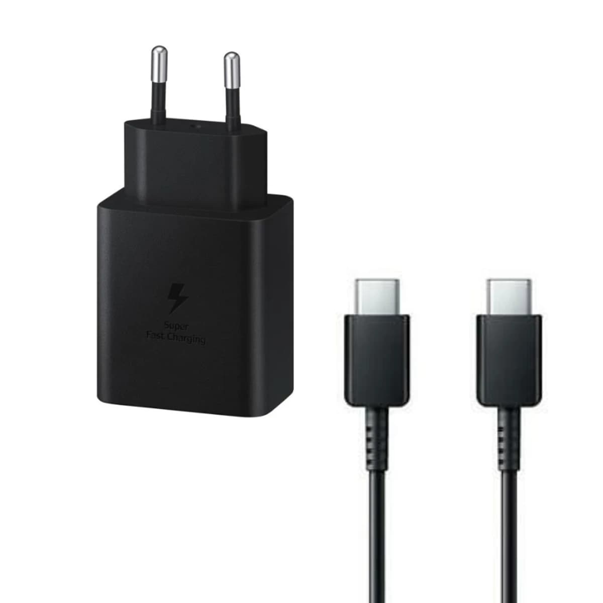 شارژر سامسونگ اورجینال 45 وات به همراه کابل 1.8 متری | (Samsung fastcharger 45w cable (original