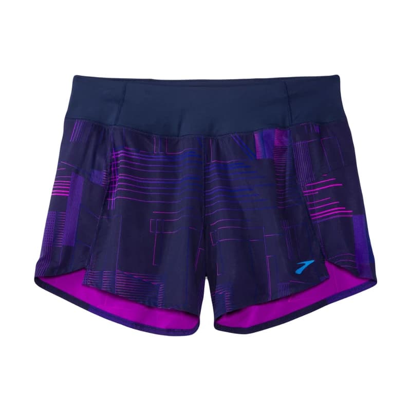 شورت ورزشی زنانه بنفش ماتریکس بروکس Brooks Chaser 7″ Short