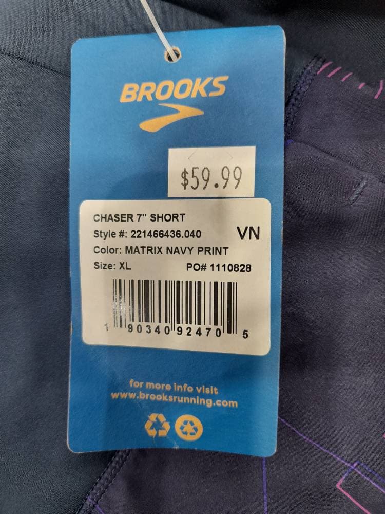 شورت ورزشی زنانه بنفش ماتریکس بروکس Brooks Chaser 7″ Short — تصویر ۴