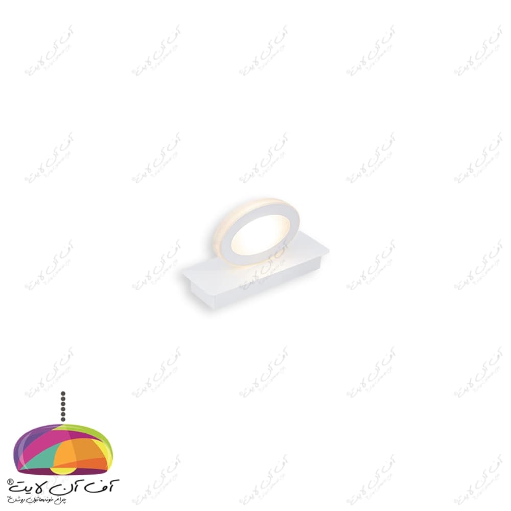 چراغ بالا آینه تک شعله 7 وات مدل A29 بدنه سفید