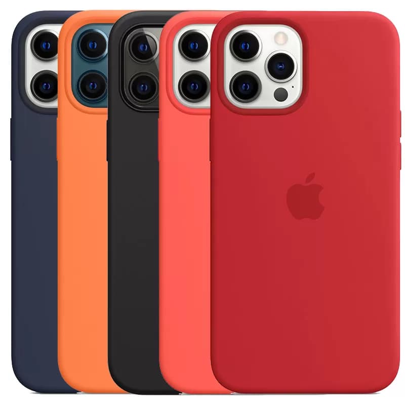 کاور سیلیکونی اورجینال زیربسته مناسب برای گوشی موبایل اپل آیفون iphone 12 Pro Max