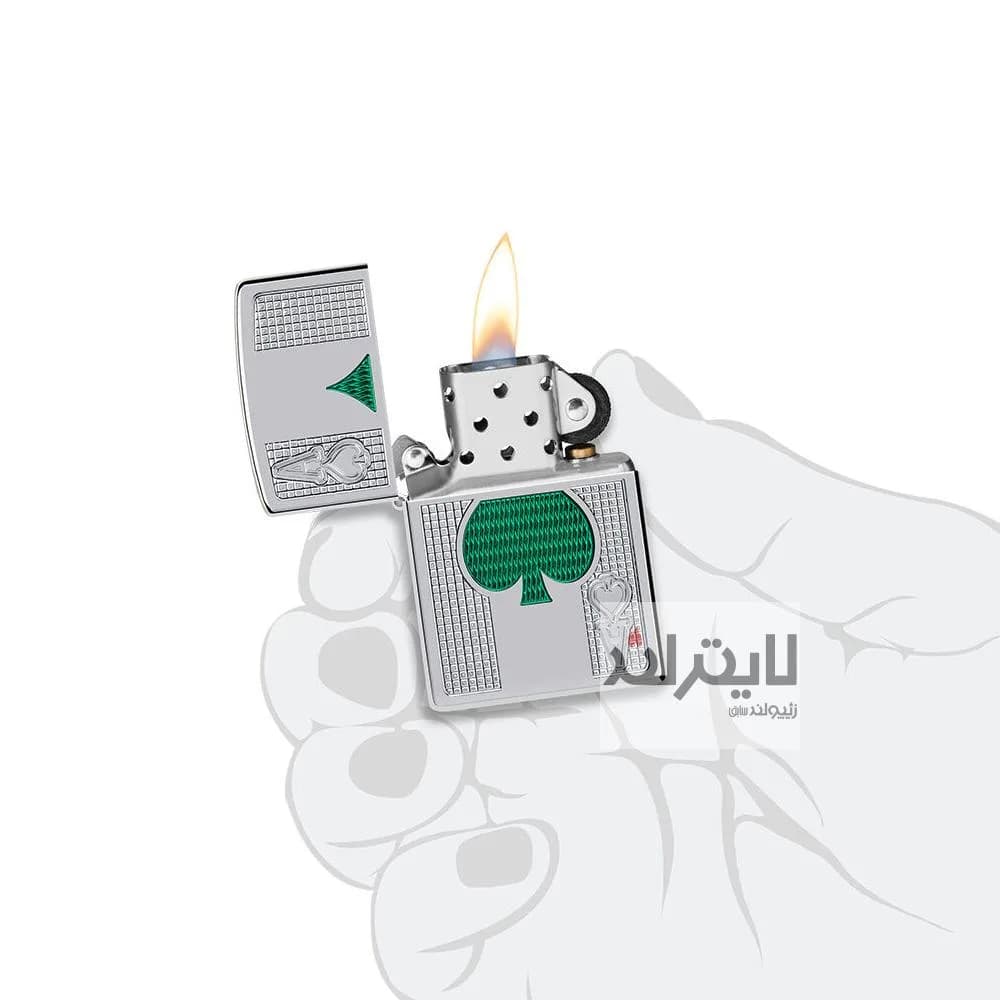 فندک زیپو مدل Armor Ace Design کد 167 — تصویر ۳
