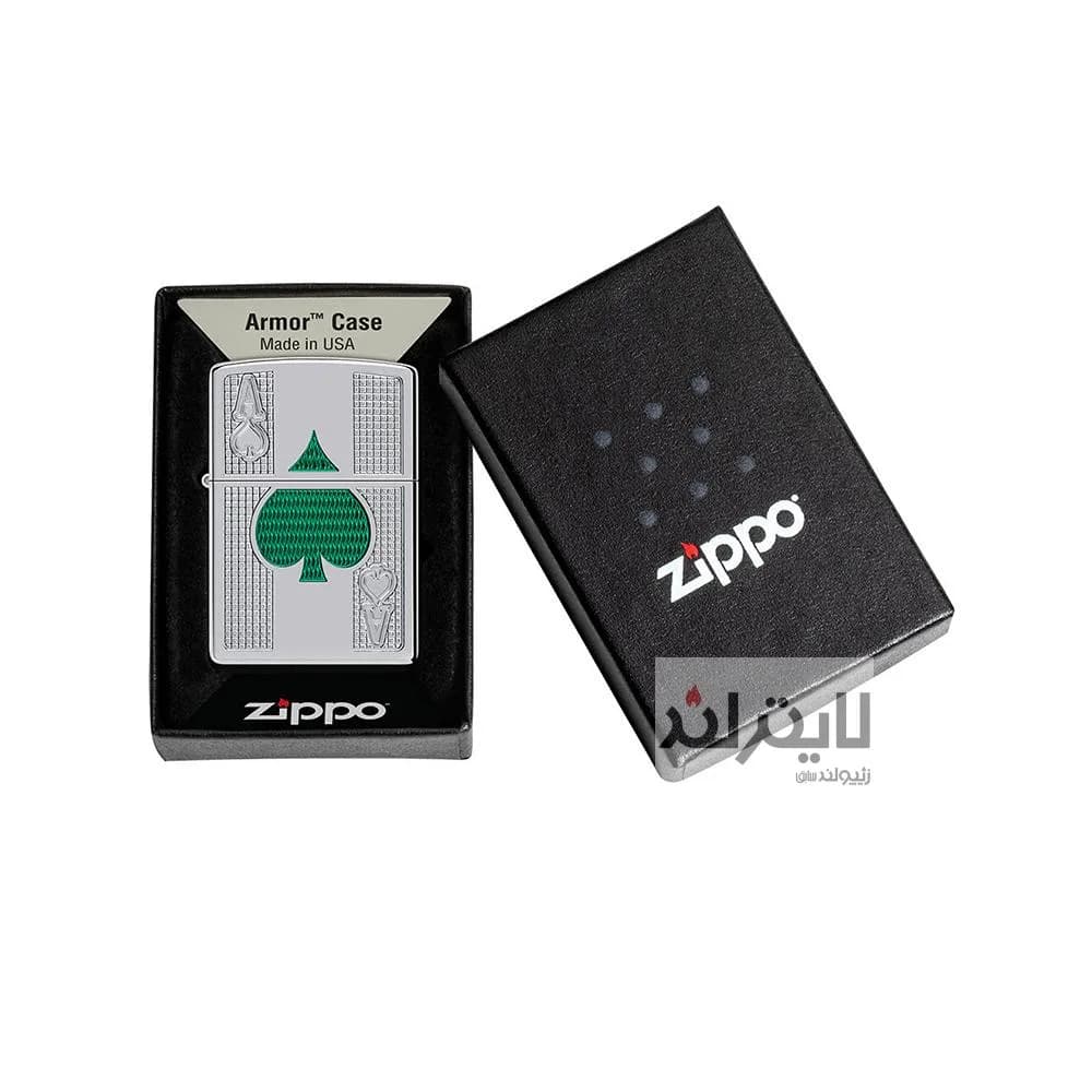 فندک زیپو مدل Armor Ace Design کد 167 — تصویر ۴