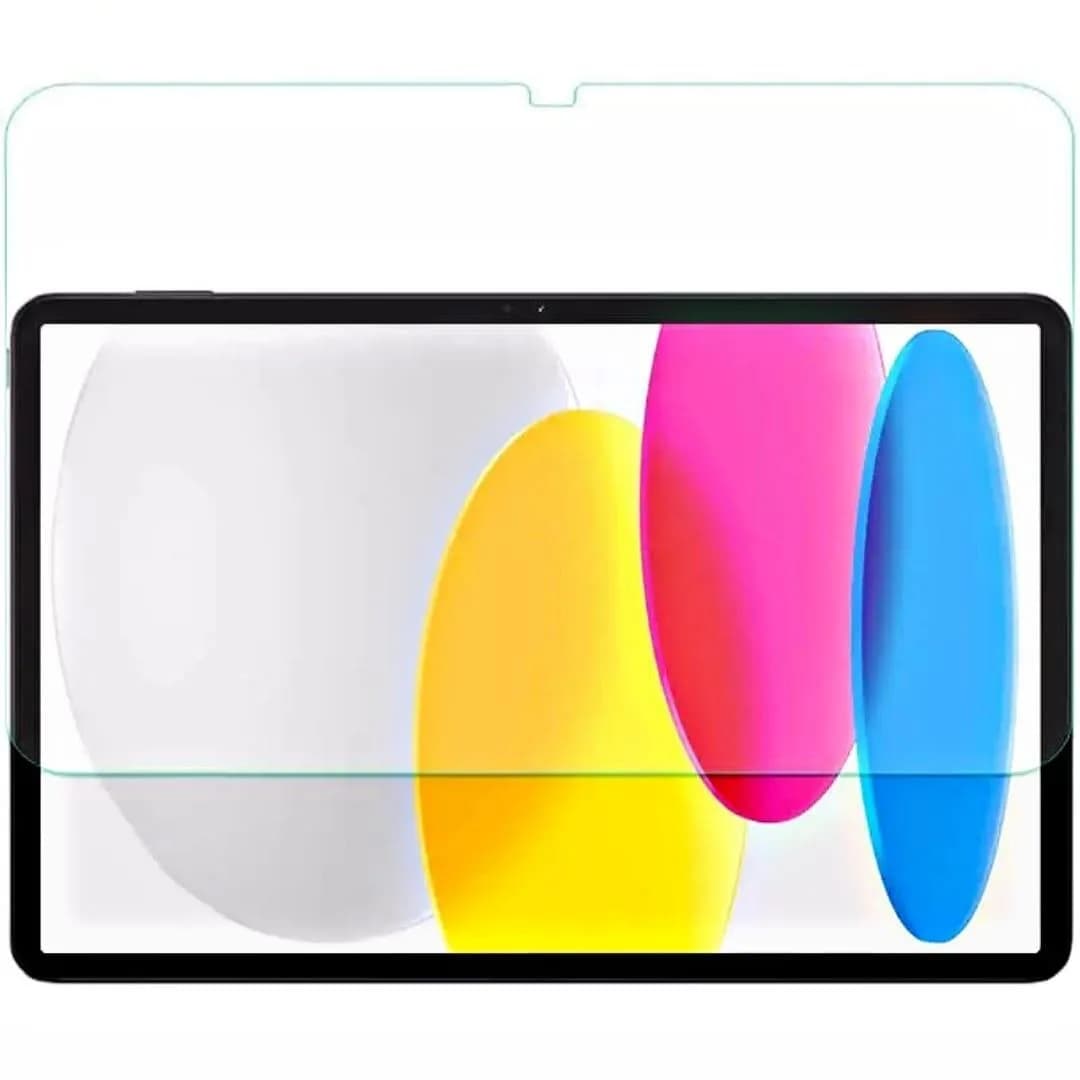 گلس محافظ صفحه نمایش شیشه ای مناسب برای اپل آیپد نسل 10 و 11