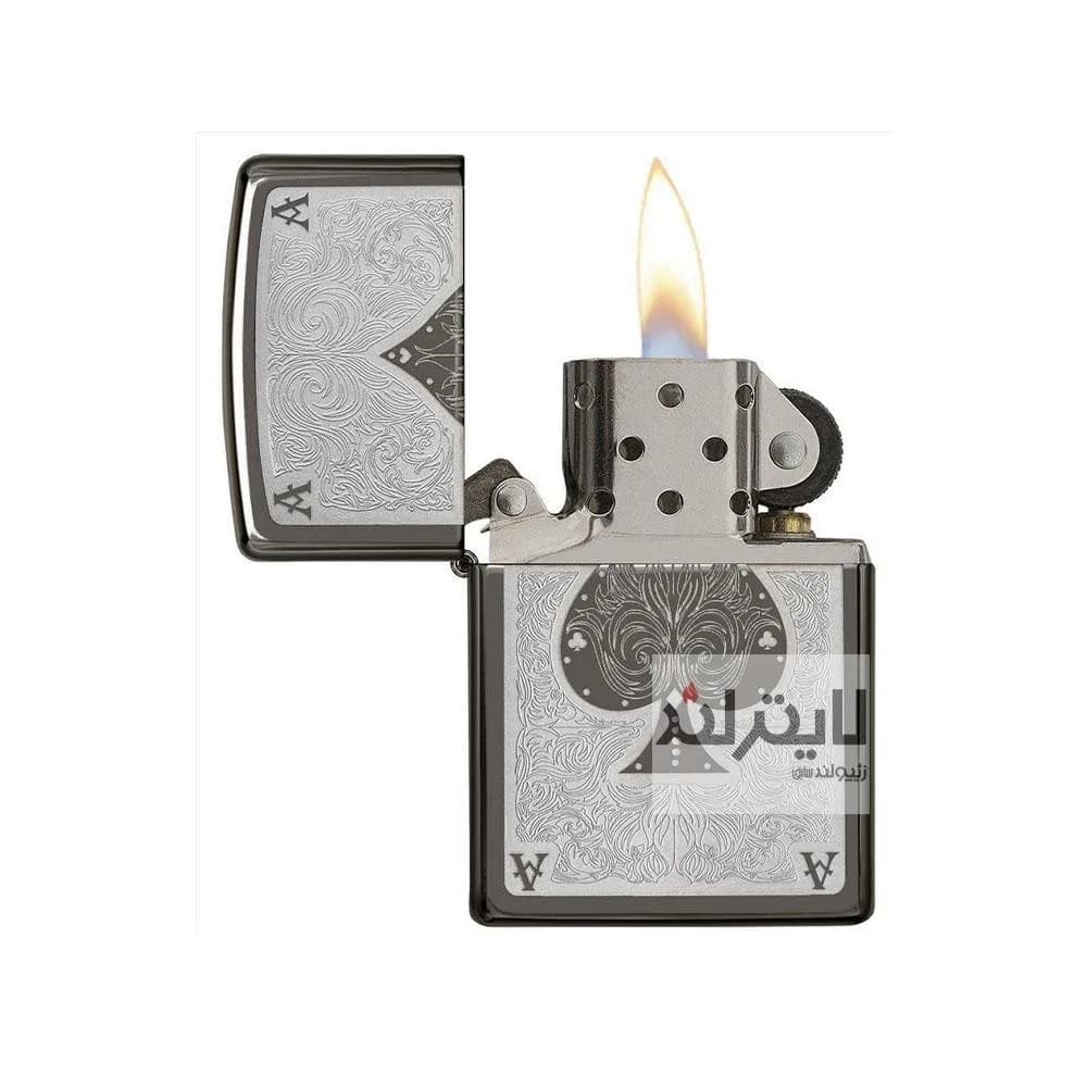 فندک زیپو مدل Ace Filigree کد 28323 — تصویر ۲