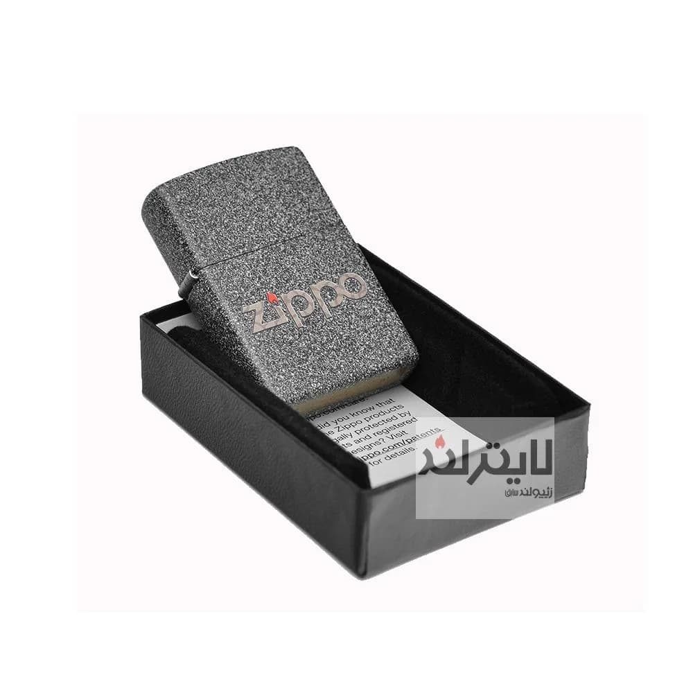 فندک زیپو مدل Snake Skin Zippo Logo کد 211 — تصویر ۴