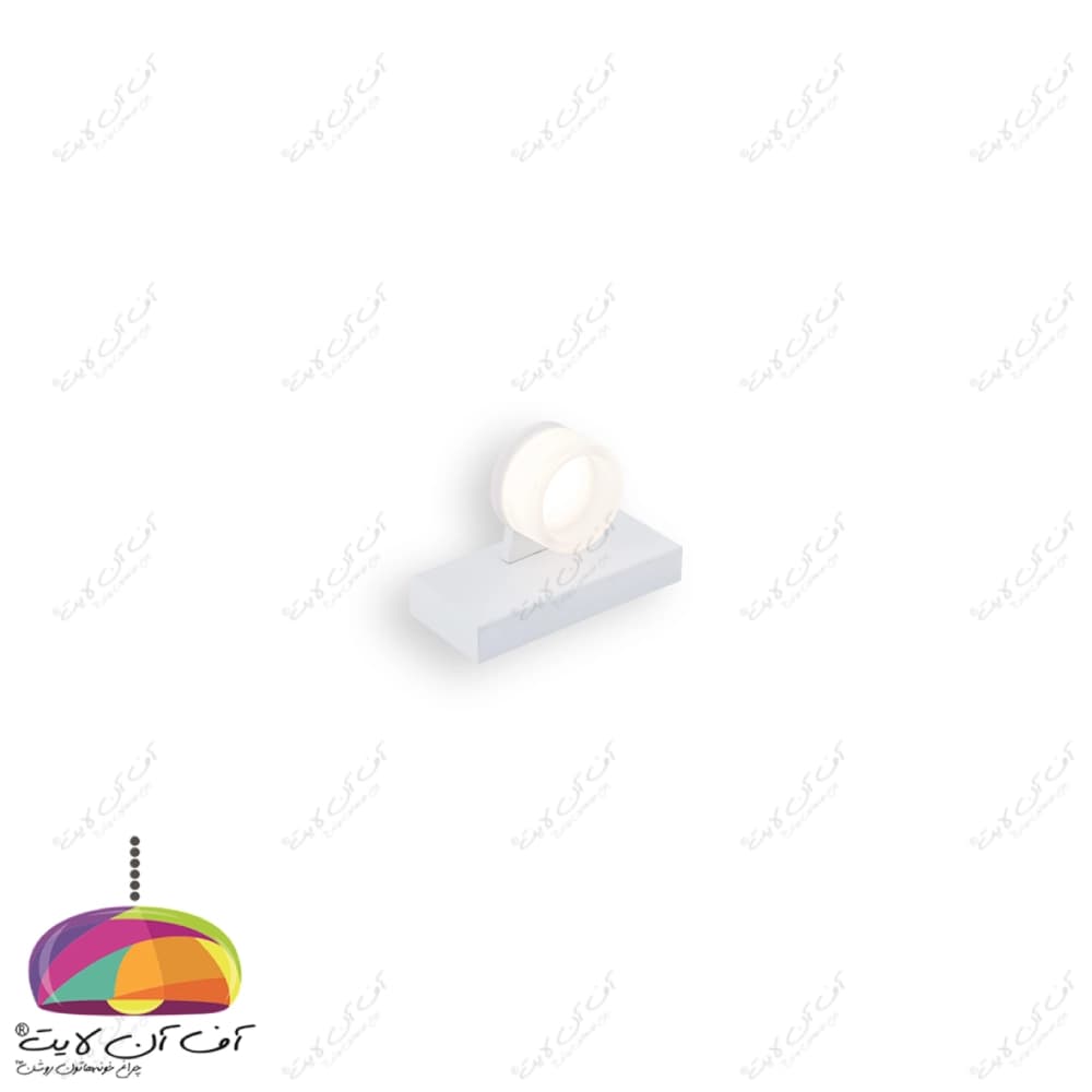 چراغ بالا آینه تک شعله 7 وات مدل A32 بدنه سفید