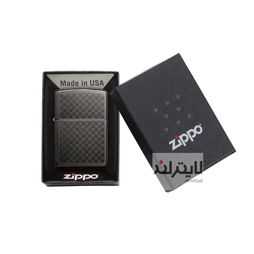فندک زیپو مدل Iced Carbon Fiber Design کد 29823 — تصویر ۵