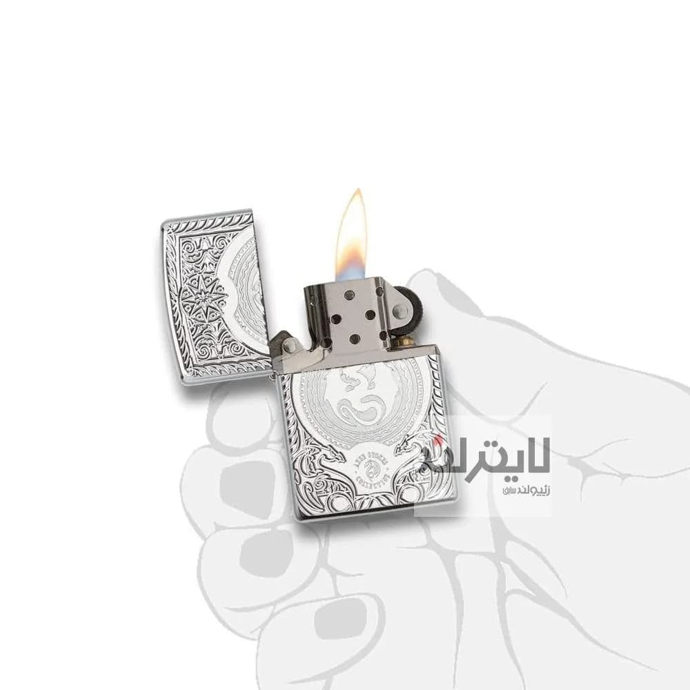 فندک زیپو مدل Anne Stokes Dragon Armor کد 28962