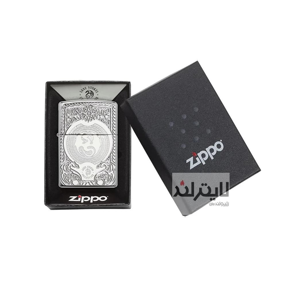 فندک زیپو مدل Anne Stokes Dragon Armor کد 28962 — تصویر ۲