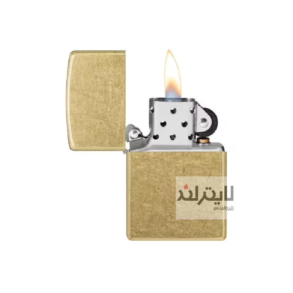 فندک زیپو مدل Regular Street Brass کد 48267 — تصویر ۲
