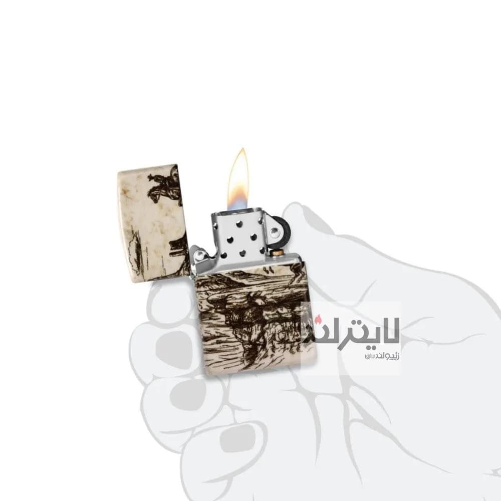 فندک زیپو Western Design کد 48518 — تصویر ۴