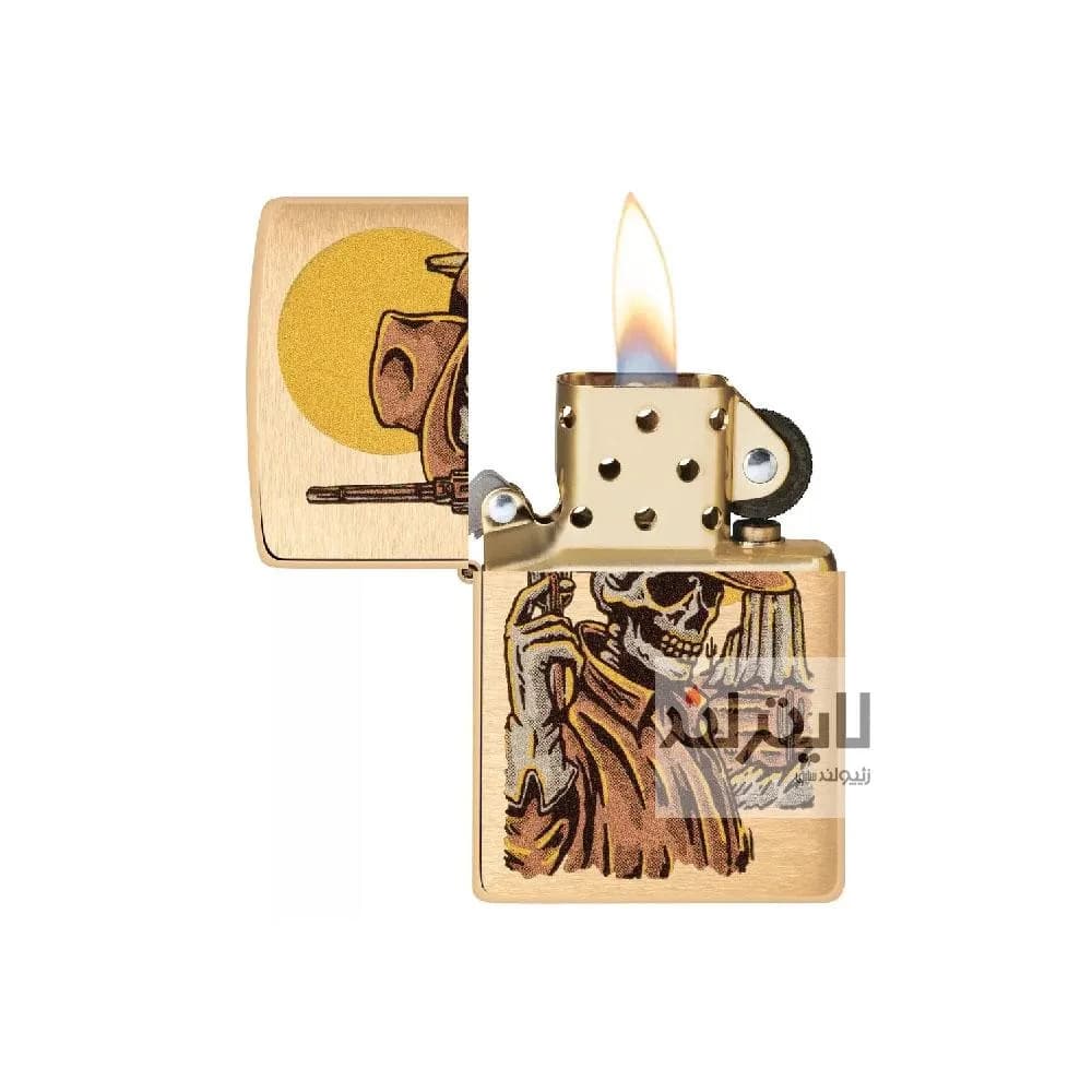 فندک زیپو مدل Cowboy Skull Design کد 48519 — تصویر ۲