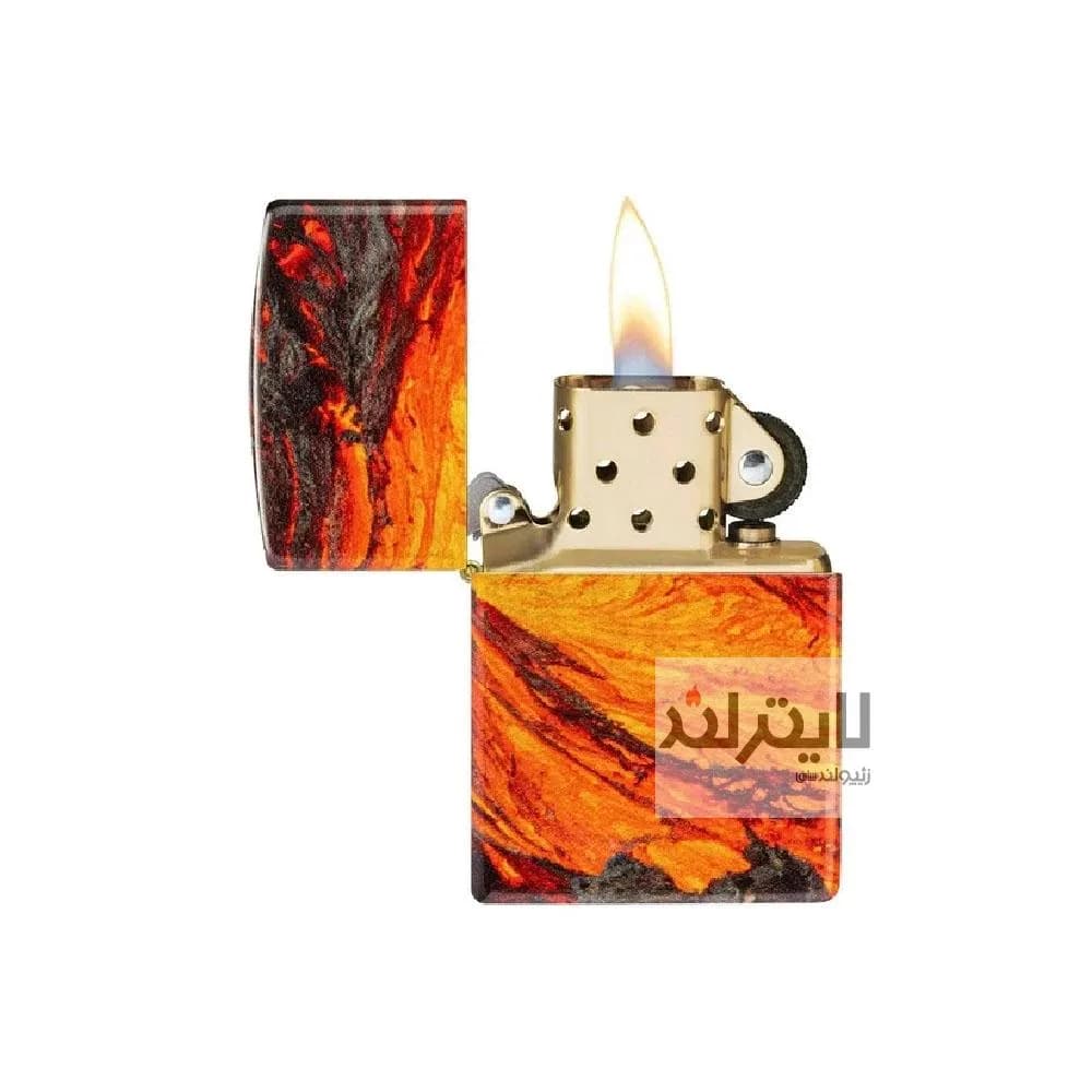 فندک زیپو مدل Lava Flow Design کد 48622 — تصویر ۳