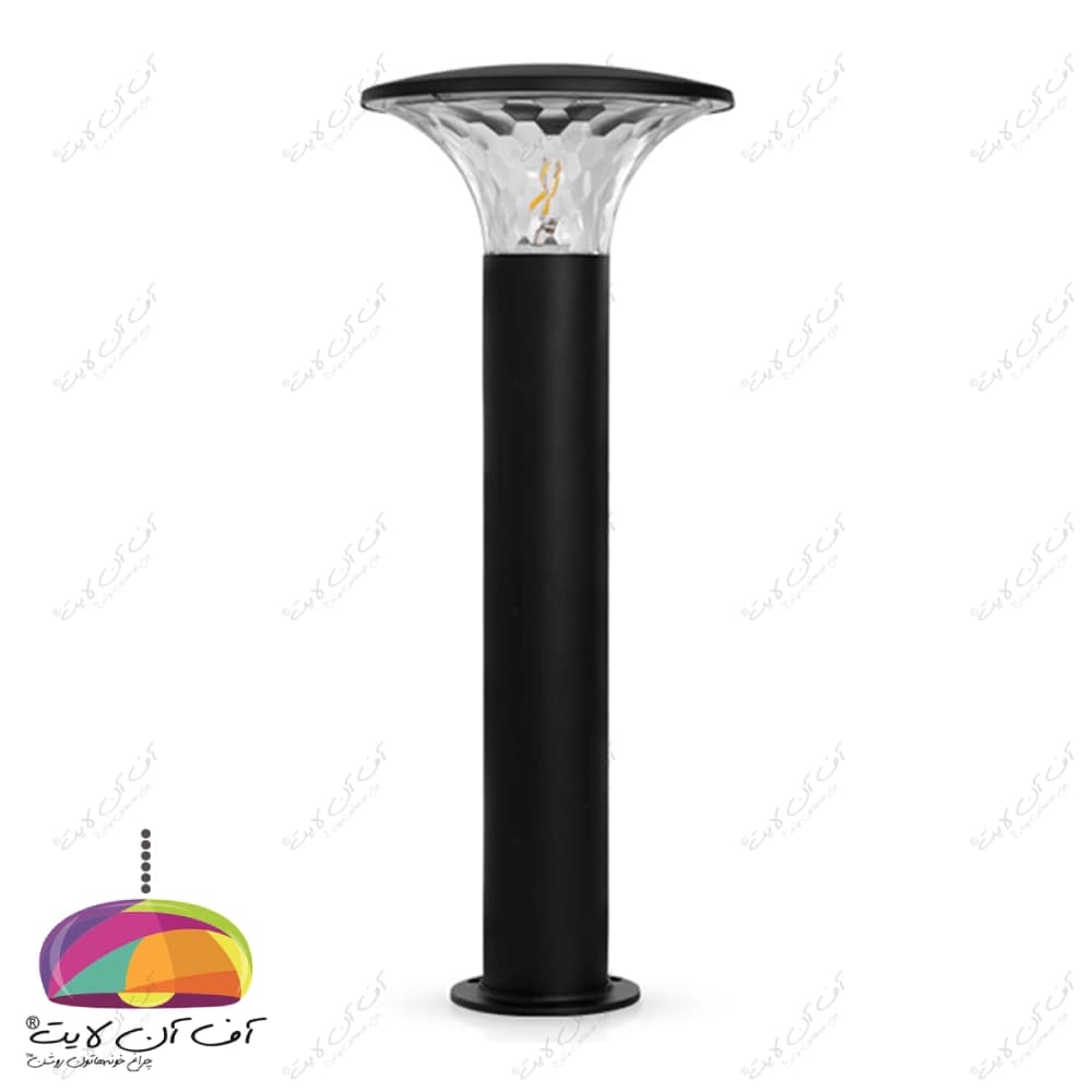 چراغ حیاطی پارکی 60 سانتی مدل پرتو شب تاب