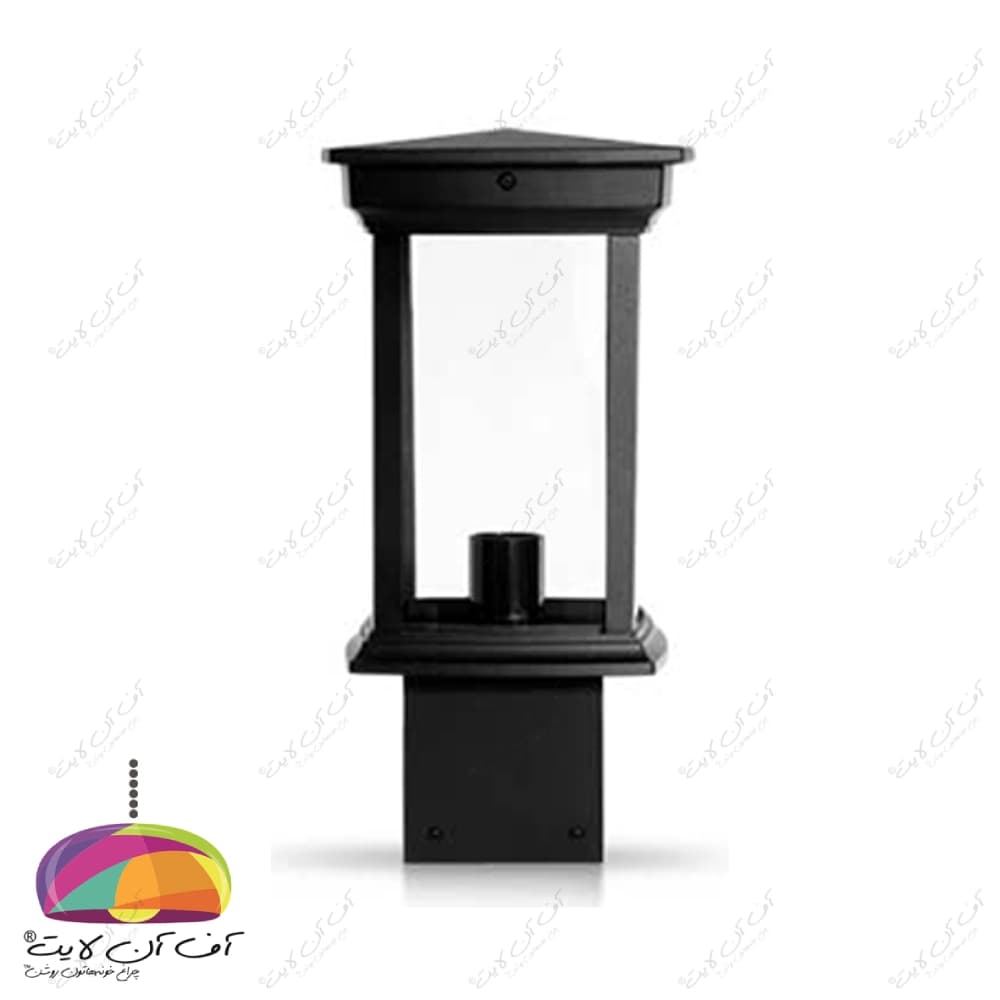 چراغ حیاطی پارکی 35 سانتی مدل روناک شب تاب