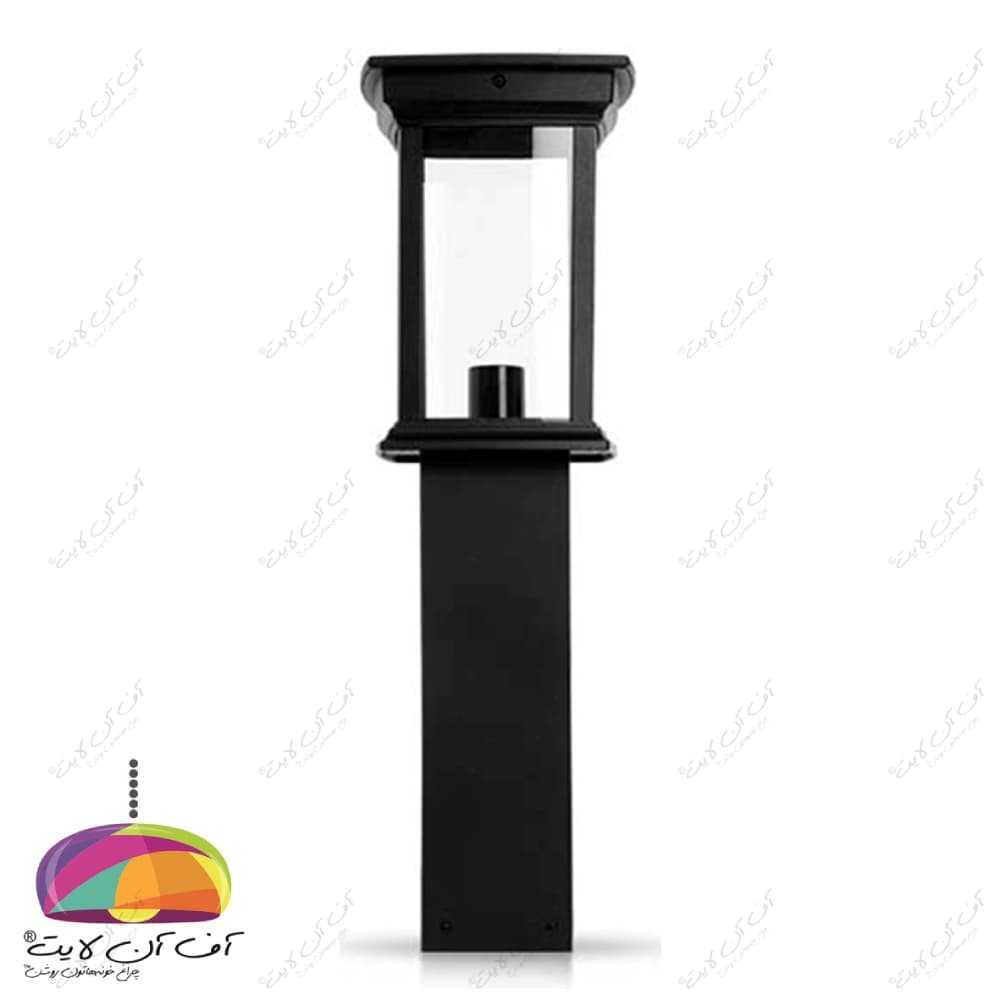 چراغ حیاطی پارکی 60 سانتی مدل روناک شب تاب