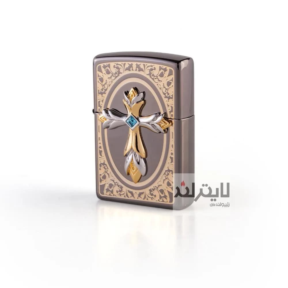 فندک زیپو مدل Pray Emblem BK