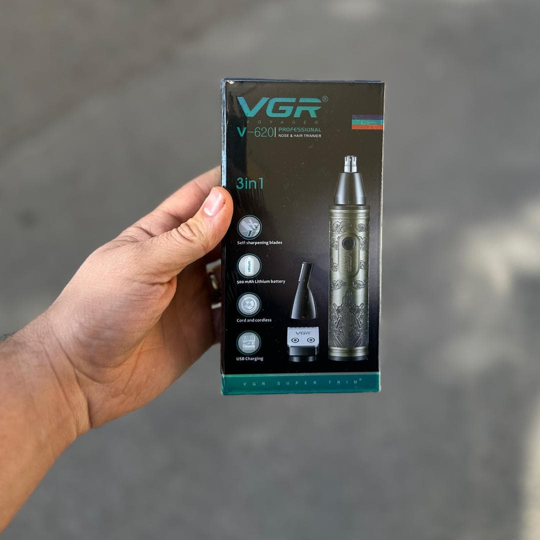 ماشین اصلاح مو صورت، گوش، بینی و ابرو VGR مدل V-620