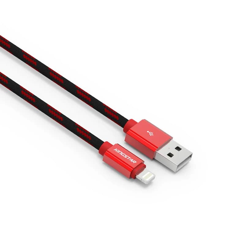 کابل تبدیل USB به لایتنینگ کینگ استار مدل K21 i طول 1متر — تصویر ۲