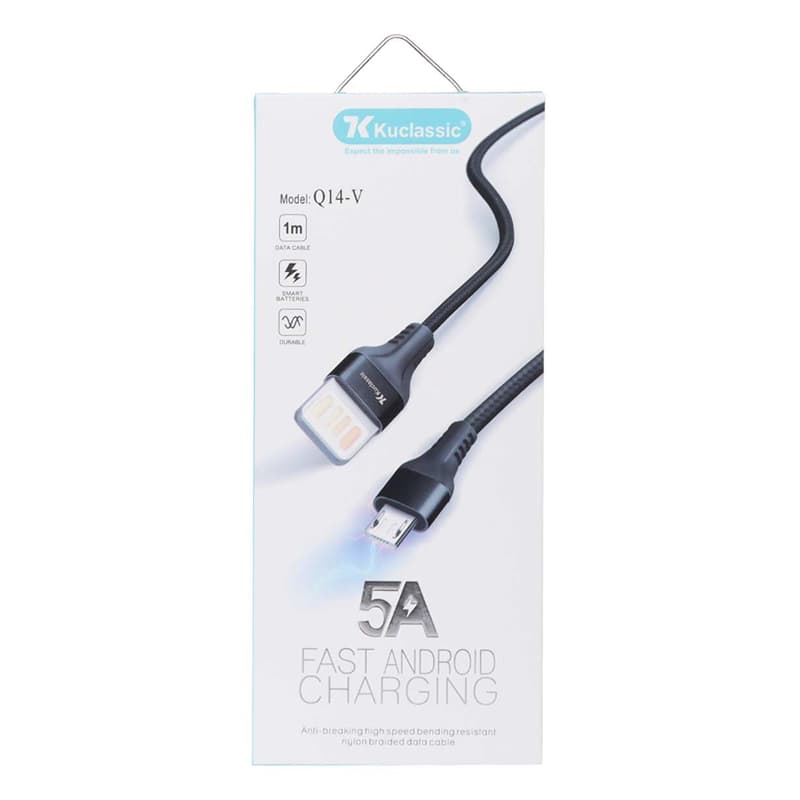 کابل شارژ فست اندروید Kuclassic مدل Q14-V — تصویر ۲