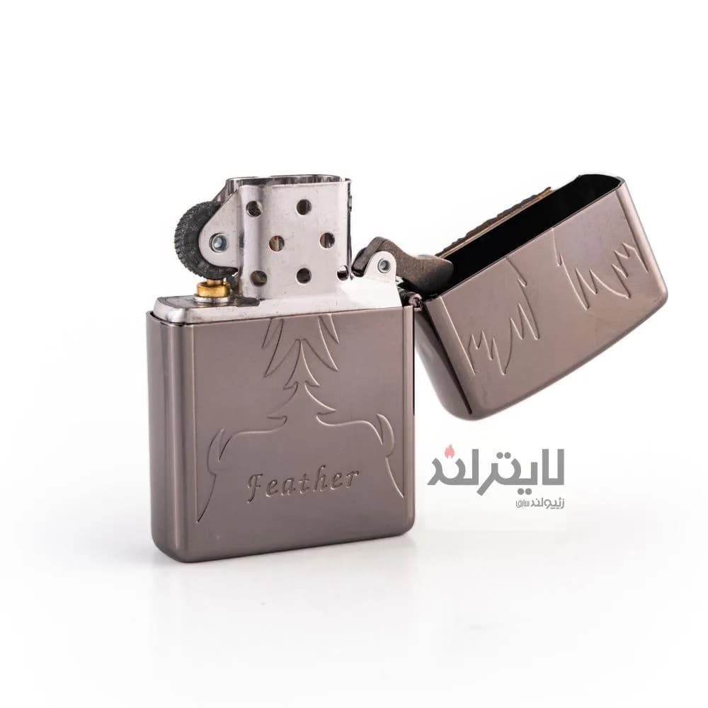 فندک زیپو مدل Feather — تصویر ۴